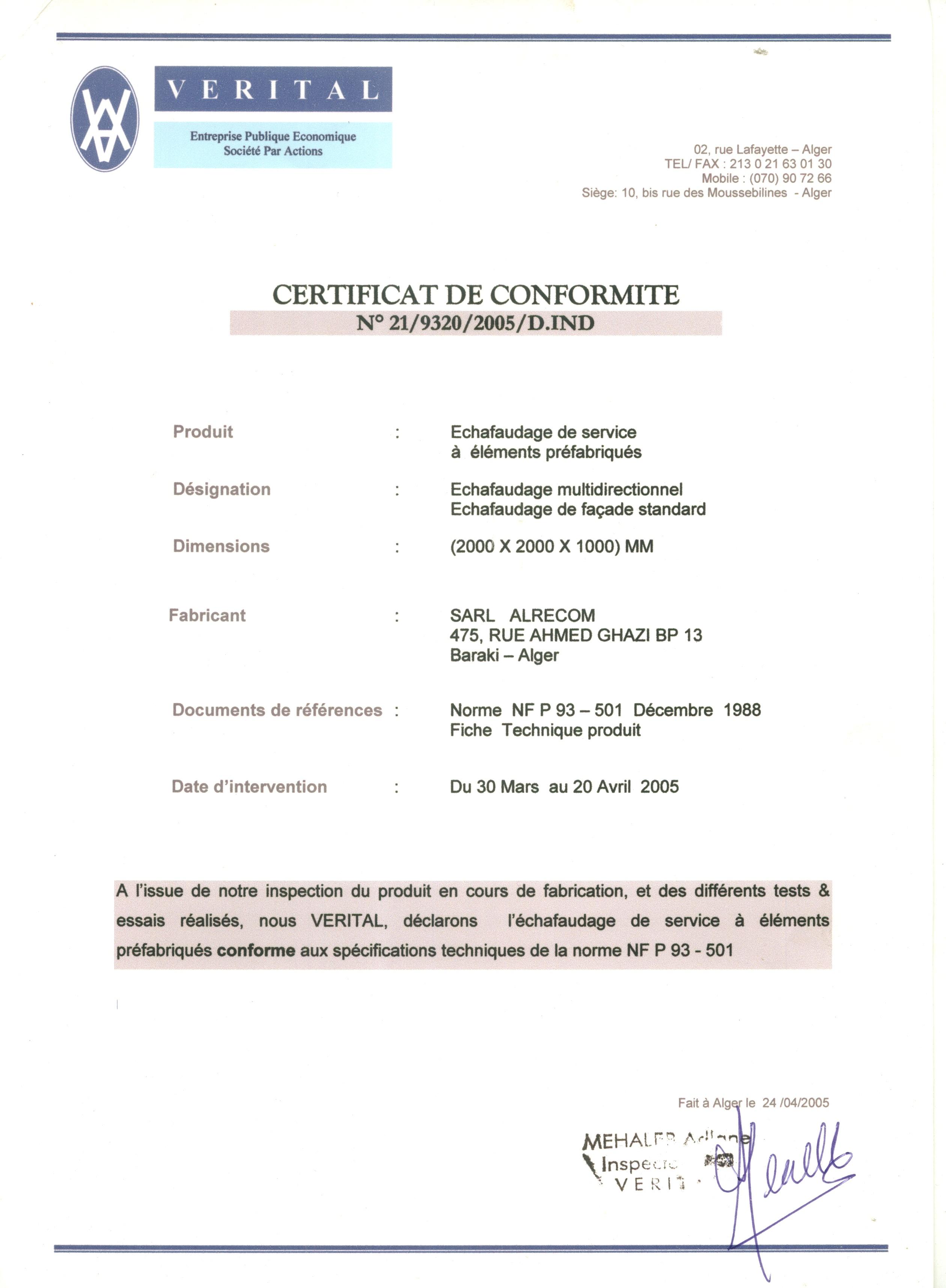 Certificat 02